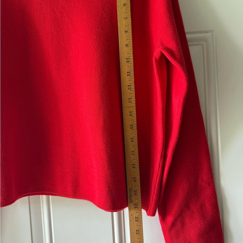 Mango Vibrant Red Turtleneck Sweater - Picture 6 of 6
